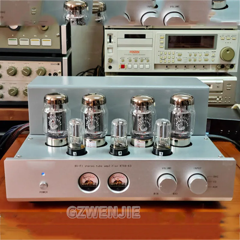 kt88-k3 Vacuum Tube Amplifier Kit Diy High Power 45w*2 Bluetooth 5.0 HIFI Class A Audio Amplifier Vu Meter Diy Amp Audio
kt88-k3 Vacuum Tube Amplifier Kit Diy High Power 45w*2 Bluetooth 5.0 HIFI Class A Audio Amplifier Vu Meter Diy Amp Audio