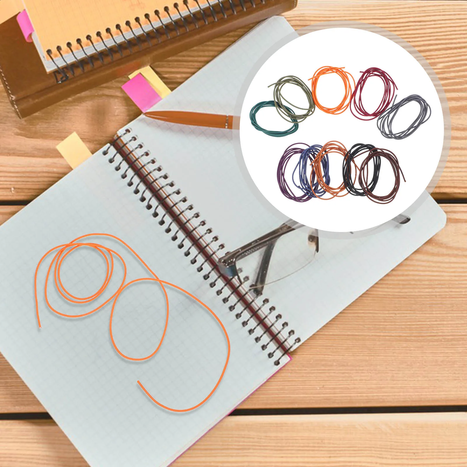 10Pcs Notebook Elastic Spring Bands Connecting Insert Refill Replacement Strap Bands Accessories For Journal Notebook Planner
10Pcs Notebook Elastic Spring Bands Connecting Insert Refill Replacement Strap Bands Accessories For Journal Notebook Planner