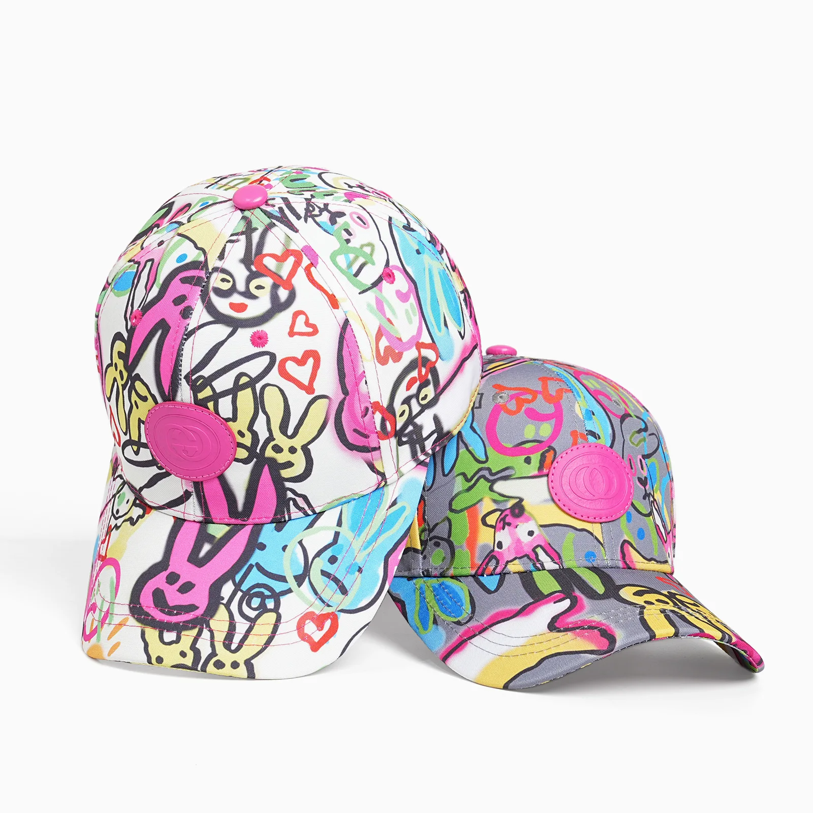 Women's All-Season Fashion Baseball Cap - Daily Wear Cotton Hat (56-60cm) with Colorful Graffiti Print
Women's All-Season Fashion Baseball Cap - Daily Wear Cotton Hat (56-60cm) with Colorful Graffiti Print