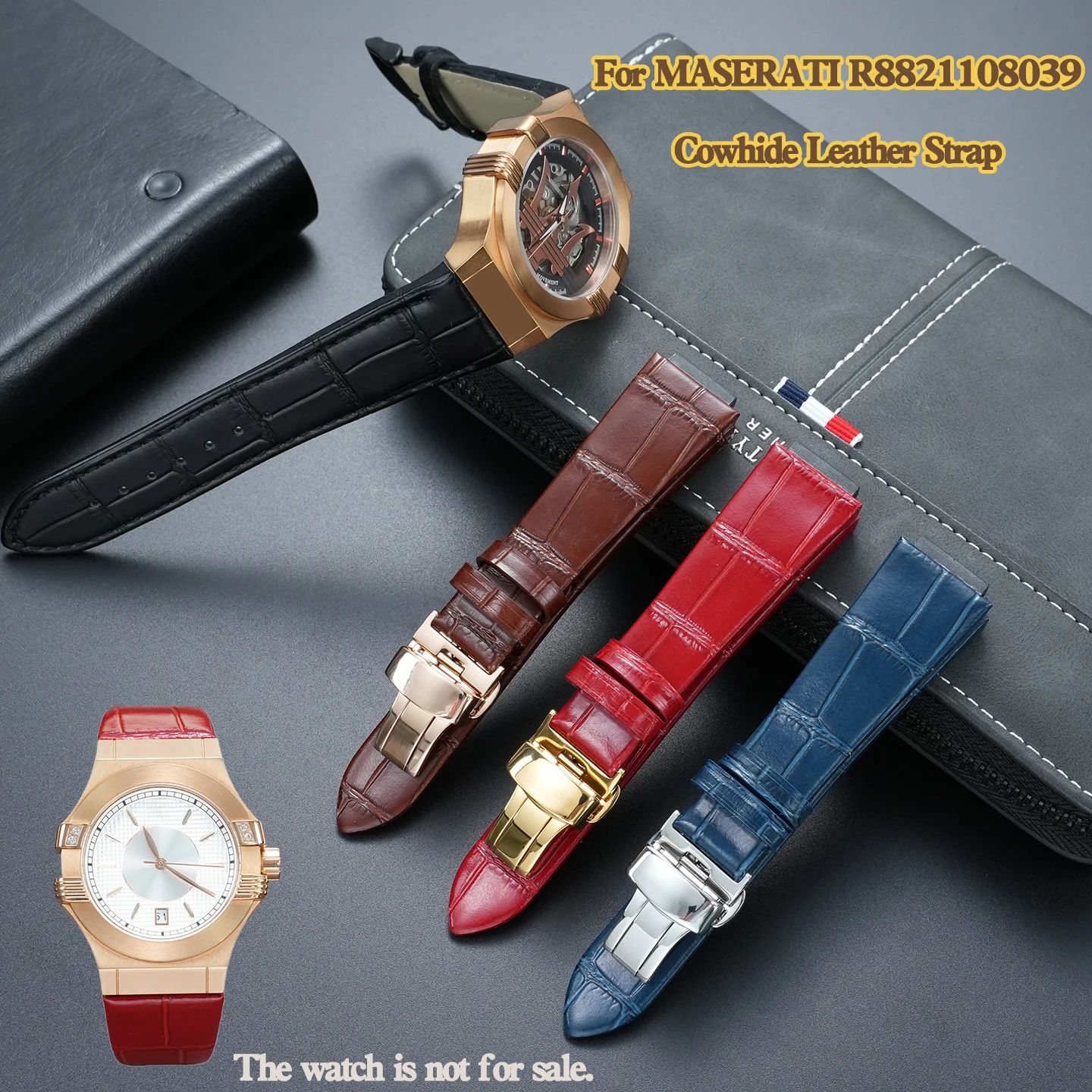 For MASERATI R8821108039 R8851108501 R8821108028/29 Cowhide Leather Watch Strap Convex 16mm 18mm Watch Band Men Women Wristband
For MASERATI R8821108039 R8851108501 R8821108028/29 Cowhide Leather Watch Strap Convex 16mm 18mm Watch Band Men Women Wristband
