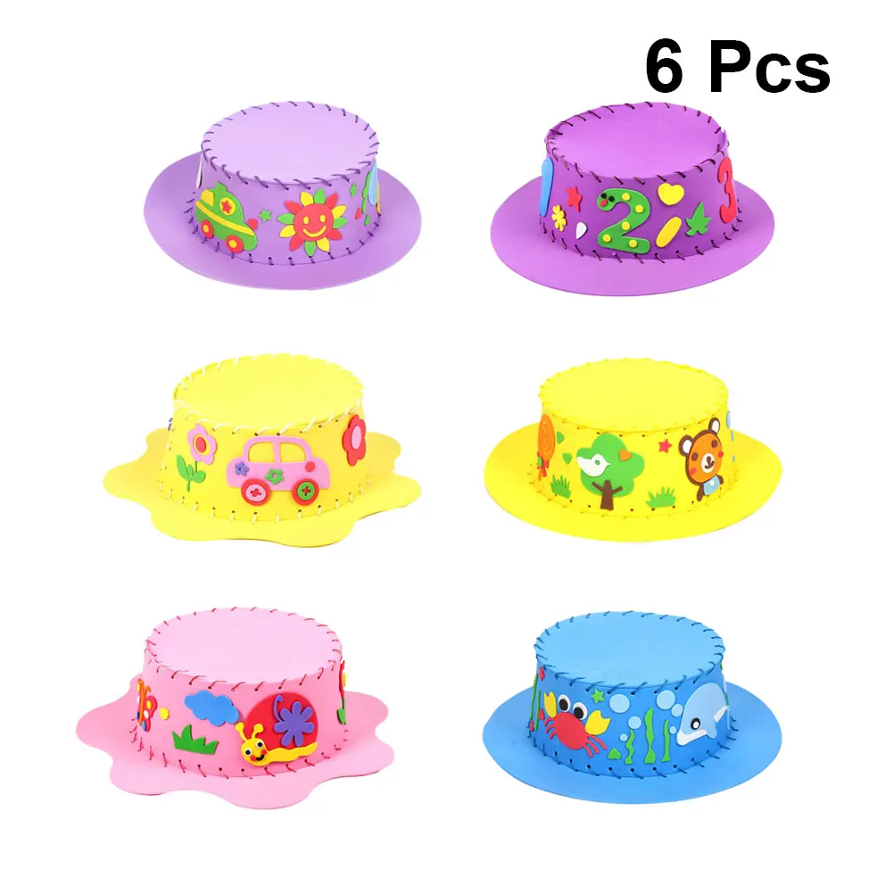 6 Pcs Gentleman Hat DIY Craft Supplies for Friendly Paper Material Funny Educational Accessories Sun Hat Making
6 Pcs Gentleman Hat DIY Craft Supplies for Friendly Paper Material Funny Educational Accessories Sun Hat Making