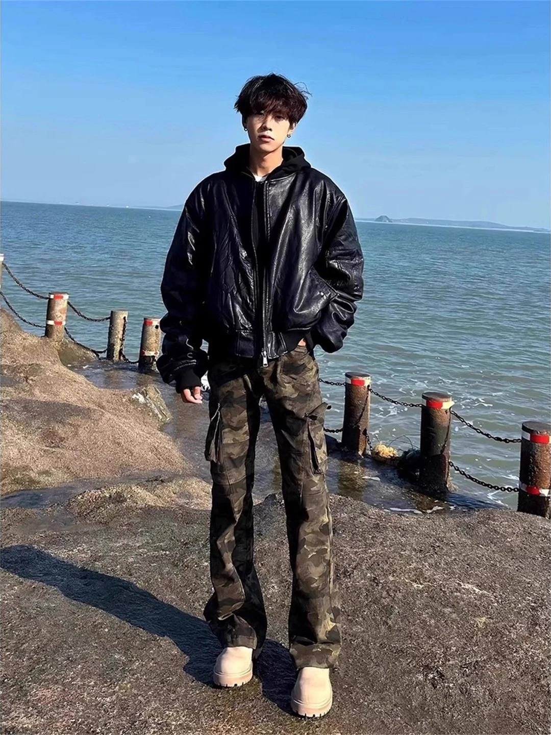 American Style Camouflage Workwear Jeans Men's Autumn Winter High Street Vibe Slim Micro Flared Pants Youth Fashion
American Style Camouflage Workwear Jeans Men's Autumn Winter High Street Vibe Slim Micro Flared Pants Youth Fashion