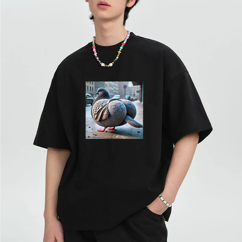 Funny Brainrot Pigeon Meme Pigeon Graphics short sleeve T-shirts Men Women 100% Cotton Summer T shirt vintage clothing Unisex
Funny Brainrot Pigeon Meme Pigeon Graphics short sleeve T-shirts Men Women 100% Cotton Summer T shirt vintage clothing Unisex