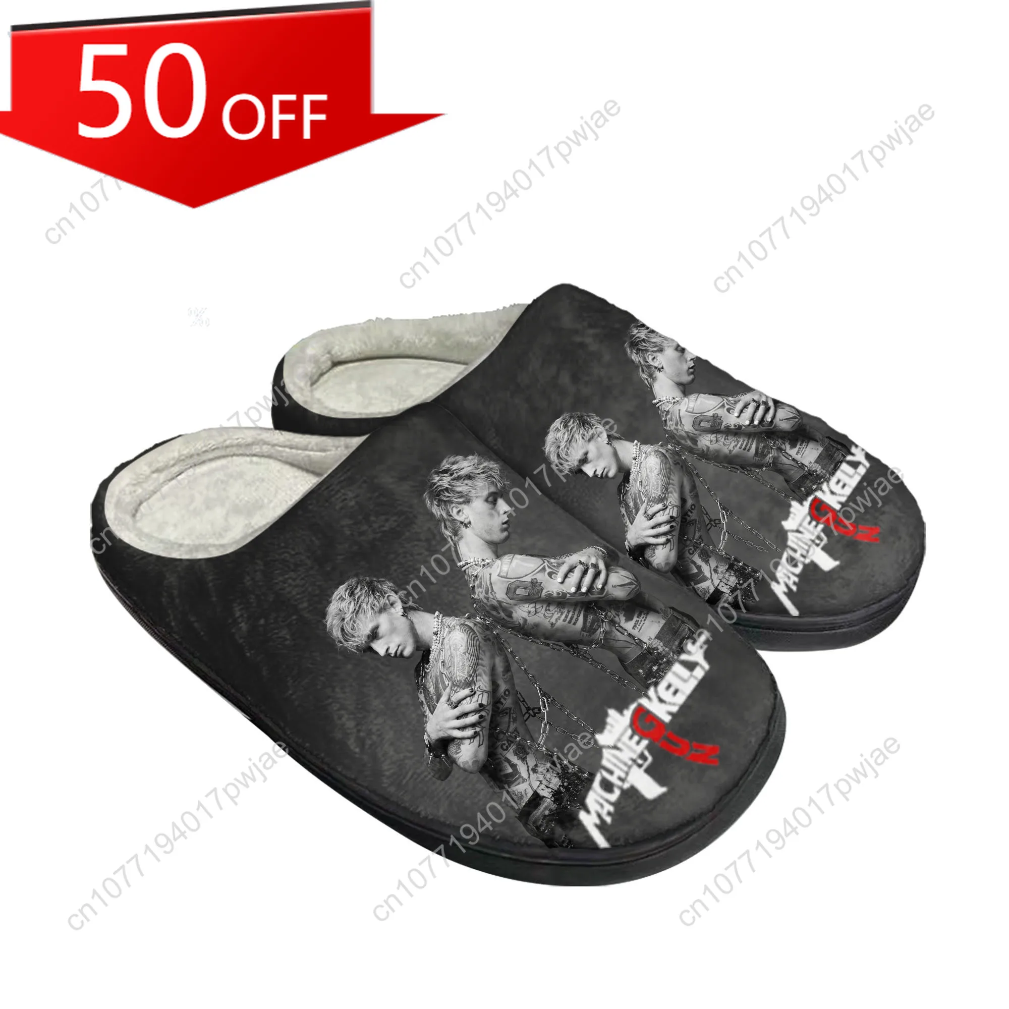 M-Machine Gun K-Kelly MGK Home Cotton Custom Slippers Mens Womens Plush Winter Warmth Fleece-Lined Slipper Custom Shoes
M-Machine Gun K-Kelly MGK Home Cotton Custom Slippers Mens Womens Plush Winter Warmth Fleece-Lined Slipper Custom Shoes