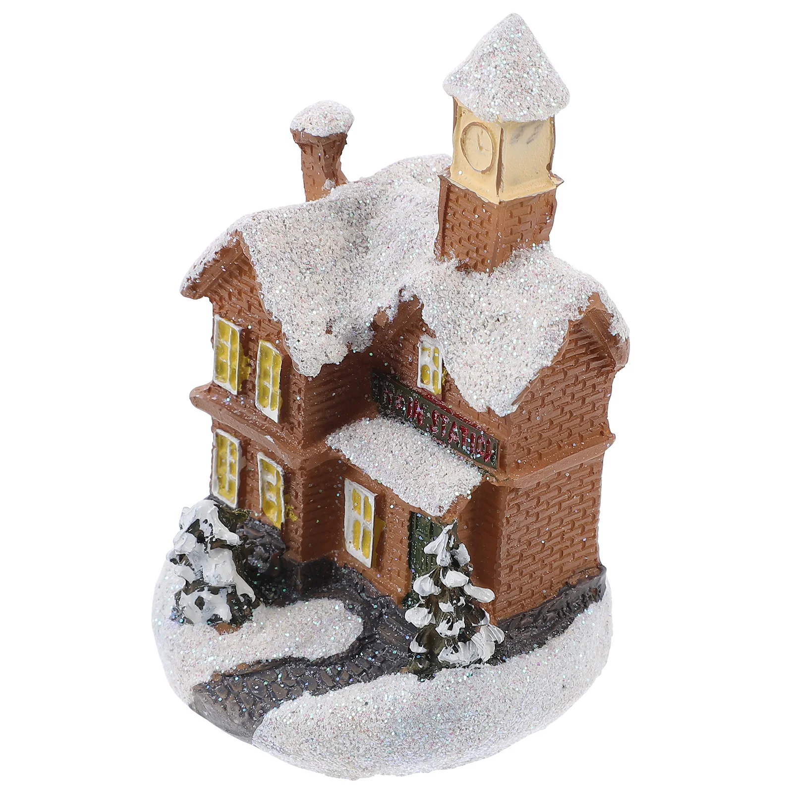 Christmas Tree Resin House Xmas Ornaments Small Decorations Village Houses Mini Crafts
Christmas Tree Resin House Xmas Ornaments Small Decorations Village Houses Mini Crafts