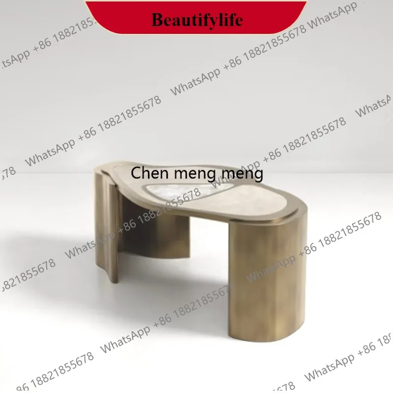 N178 Итальянский дизайнерский кофейный стол из нержавеющей стали в стиле лёгкой роскоши, нестандартной формы, высококачественный кофейный стол необычной формы.
N178 Итальянский дизайнерский кофейный стол из нержавеющей стали в стиле лёгкой роскоши, нестандартной формы, высококачественный кофейный стол необычной формы.