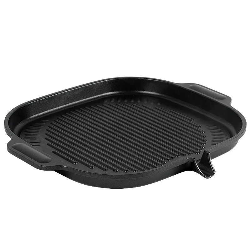 Induction cooker baking pan Open flame Korean barbecue pan Household steak round teppanyaki Gas non-stick barbecue stove
Induction cooker baking pan Open flame Korean barbecue pan Household steak round teppanyaki Gas non-stick barbecue stove