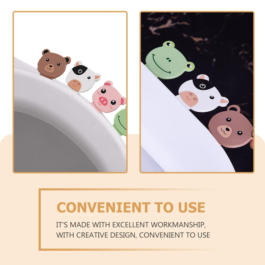 4pcs Toilet Seat Lid Lifter PVC Cartoon Cover Handle Cute Lifters Kids Tabs Bathroom Durable Lightweight Easy Housewarming Gift
4pcs Toilet Seat Lid Lifter PVC Cartoon Cover Handle Cute Lifters Kids Tabs Bathroom Durable Lightweight Easy Housewarming Gift