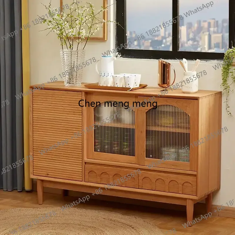 Solid wood Japanese side locker North American cherry wood living room porch storage cupboard
Solid wood Japanese side locker North American cherry wood living room porch storage cupboard