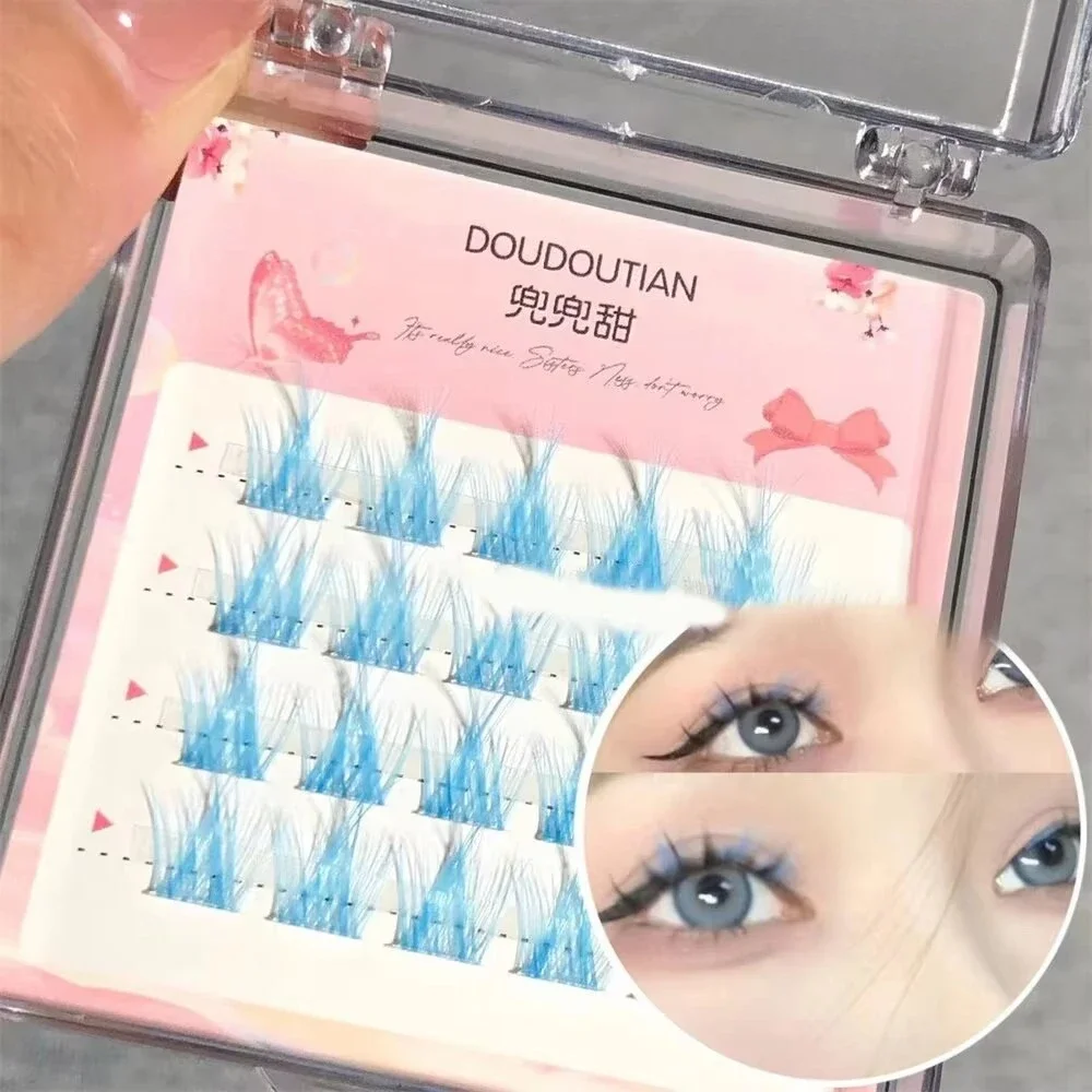 20 Clusters Colorful False Eyelashes Sweet Girls Individual Cluster Fake Lashes Natural Manga Fairy Simulation Korean Eye Makeup
20 Clusters Colorful False Eyelashes Sweet Girls Individual Cluster Fake Lashes Natural Manga Fairy Simulation Korean Eye Makeup