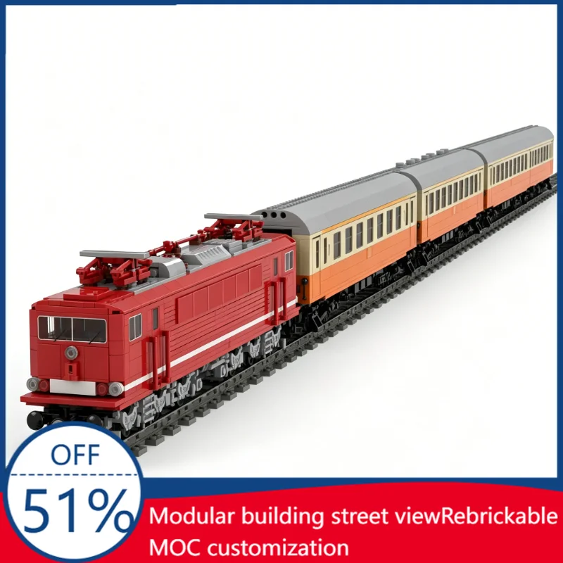 NEW 4432 PCS Electric Locomotive BR250 + City Modify Express Passenger Train Building Blocks Model Educational Toy Festival Gift
NEW 4432 PCS Electric Locomotive BR250 + City Modify Express Passenger Train Building Blocks Model Educational Toy Festival Gift