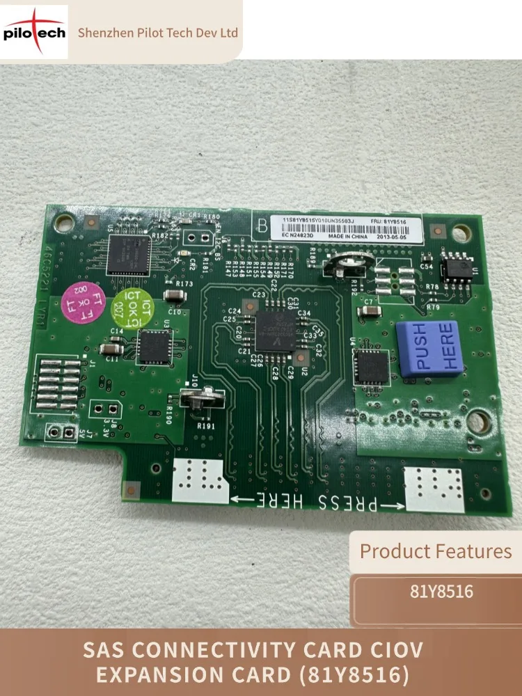 used SAS CONNECTIVITY CARD CIOV EXPANSION CARD (81Y8516)
used SAS CONNECTIVITY CARD CIOV EXPANSION CARD (81Y8516)