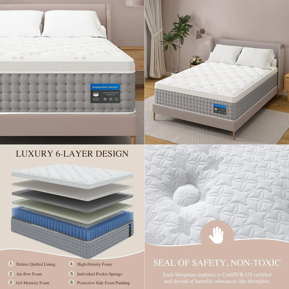 Bed with Mattress,5Inch Memory Foam Foldable Bed for Adults,500lbs Capacity Rollaway Bed with Storage Cover and Sturdy Metal Fr
Bed with Mattress,5Inch Memory Foam Foldable Bed for Adults,500lbs Capacity Rollaway Bed with Storage Cover and Sturdy Metal Fr