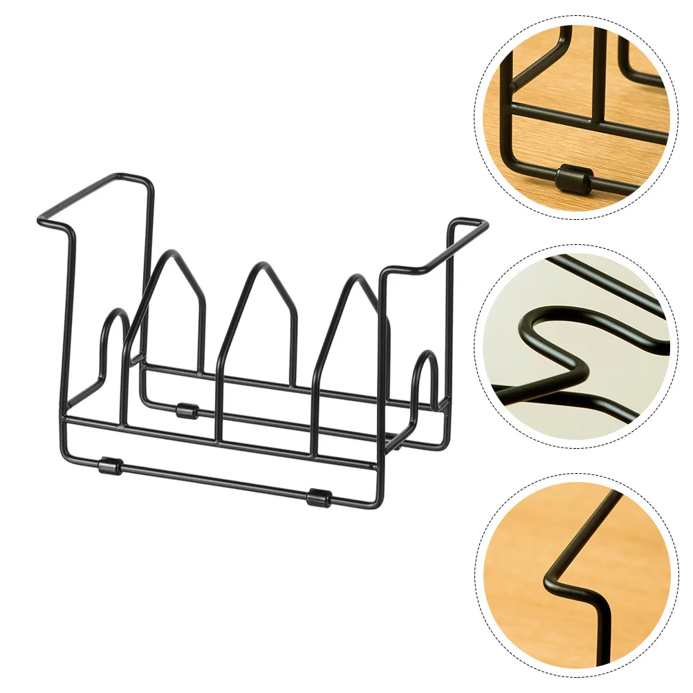 Kitchen Pot Cover Rack Multi-Function Cutting Board Storage Rack Organizer Dish Holder Kitchen Storage Holder Pot Cover Shelf 
Kitchen Pot Cover Rack Multi-Function Cutting Board Storage Rack Organizer Dish Holder Kitchen Storage Holder Pot Cover Shelf