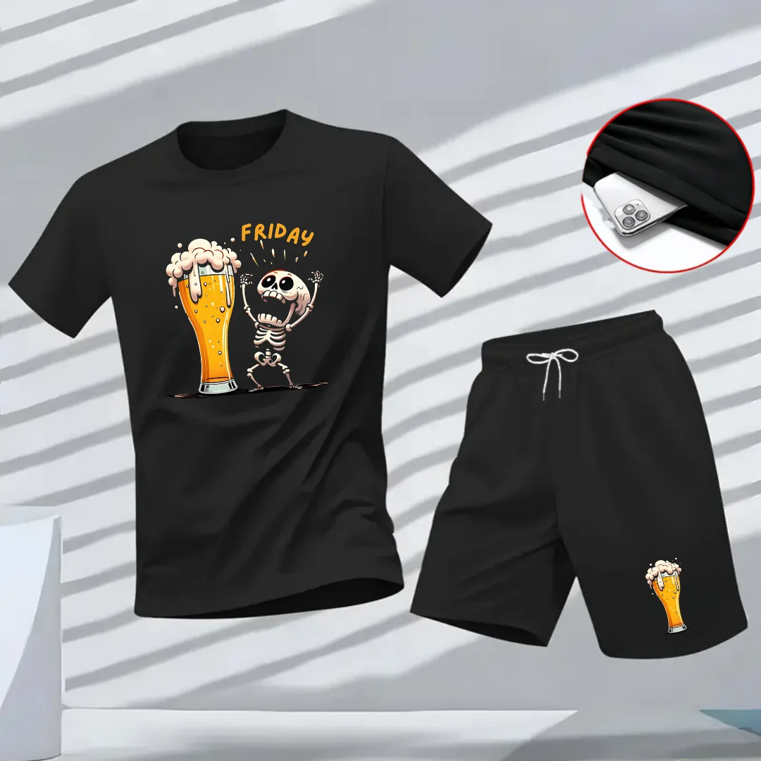 This summer's best-selling beer T-shirt is an interesting and fashionable new men's T-shirt. It's a casual O-neck short-sleeved
This summer's best-selling beer T-shirt is an interesting and fashionable new men's T-shirt. It's a casual O-neck short-sleeved