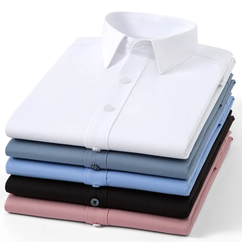 Modal Non-iron Men's Long-sleeved Elastic Slim-fit Anti-wrinkle Business Formal Wear 2024 New Striped Men's Social White Shirt
Modal Non-iron Men's Long-sleeved Elastic Slim-fit Anti-wrinkle Business Formal Wear 2024 New Striped Men's Social White Shirt