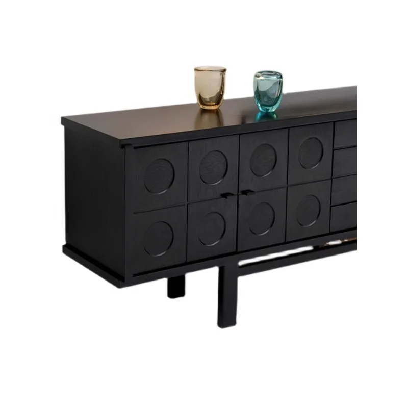 Retro TV Cabinet Black Living Room Storage Cabinet Medieval Furniture Locker
Retro TV Cabinet Black Living Room Storage Cabinet Medieval Furniture Locker