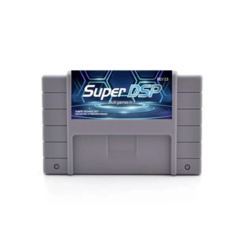 Super DSP Version Plus 800 in 1 REV2.5 Video Game Card for SNES USA NTSC Version 16 Bit Console Cartridge
Super DSP Version Plus 800 in 1 REV2.5 Video Game Card for SNES USA NTSC Version 16 Bit Console Cartridge