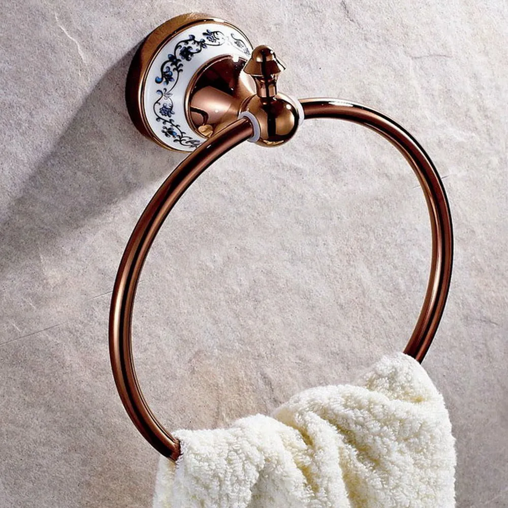Rose Gold Copper Brass Wall Mounted Bathroom Towel Ring Rack Holder Bathroom Accessory aba386
Rose Gold Copper Brass Wall Mounted Bathroom Towel Ring Rack Holder Bathroom Accessory aba386