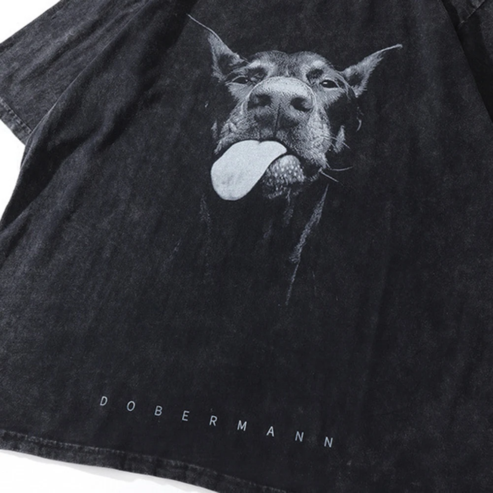 Men Hip Hop Streetwear T-Shirt Funny Doberman Dog Graphic O Neck Short Sleeve Slight Stretch Brand New Comfortable Tee T-Shirts
Men Hip Hop Streetwear T-Shirt Funny Doberman Dog Graphic O Neck Short Sleeve Slight Stretch Brand New Comfortable Tee T-Shirts