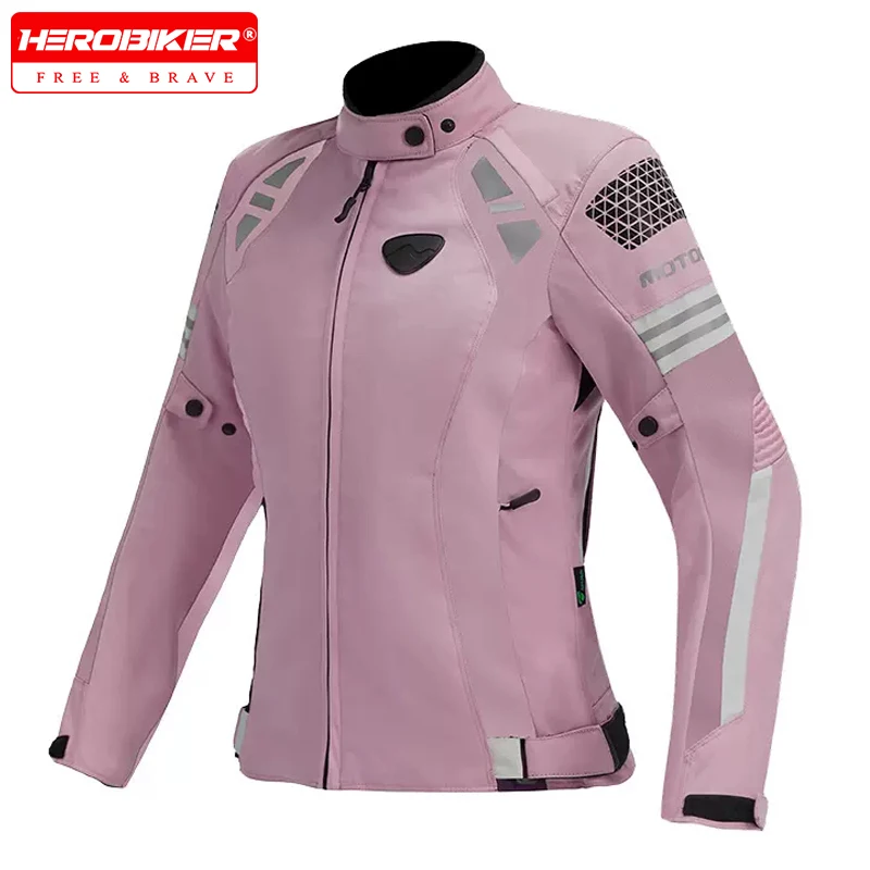 Women's Motorcycle Jacket Breathable Lightweight Mesh Cycling Moto Jacket Protector Motocross Clothes CE Protective Four Seasons
Women's Motorcycle Jacket Breathable Lightweight Mesh Cycling Moto Jacket Protector Motocross Clothes CE Protective Four Seasons