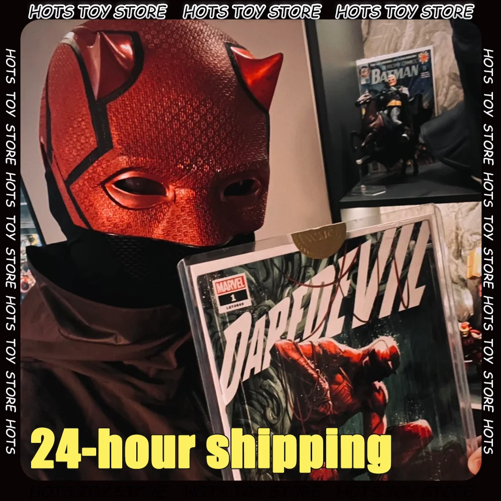 NEW in Stock Daredevil Helmet Anime Peripheral Cosplay Headgear Helmet Toy Superhero Helmet Halloween Gift Cosplay Superhero
NEW in Stock Daredevil Helmet Anime Peripheral Cosplay Headgear Helmet Toy Superhero Helmet Halloween Gift Cosplay Superhero