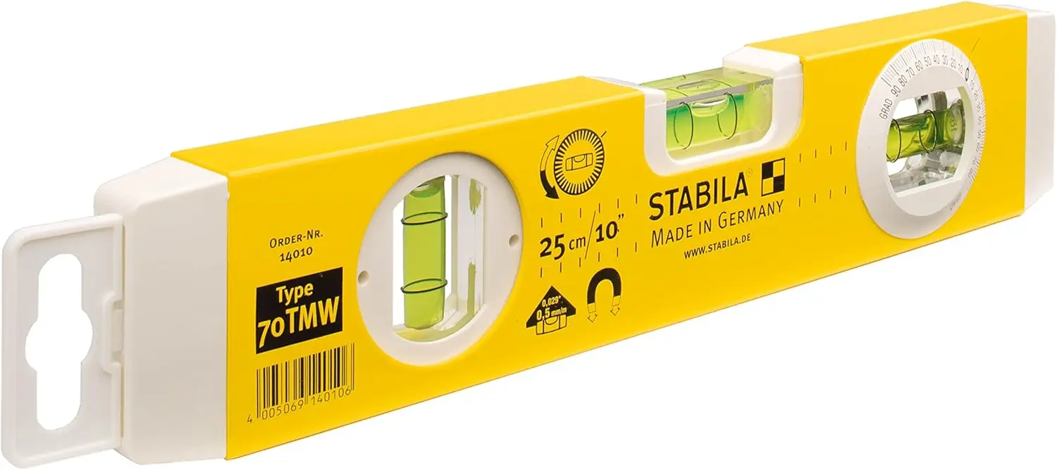 250mm Magnetic Torpedo Level with Precision Accuracy for Professional Use