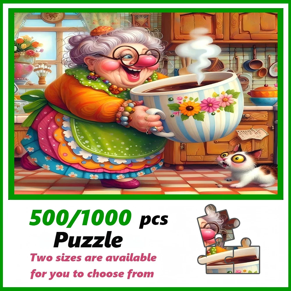 A high-quality 500/1000-piece puzzle, perfect for adults, is a fun family game that helps relieve stress and is great for birthd
A high-quality 500/1000-piece puzzle, perfect for adults, is a fun family game that helps relieve stress and is great for birthd