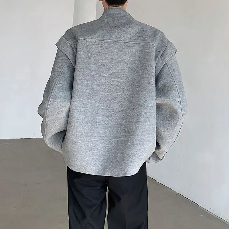 Wool Blend Jacket Man Aesthetic Mens Minimalist Simple Basic Plain Solid Clean Fashion Casual Daily All-Match Versatile Decorate
Wool Blend Jacket Man Aesthetic Mens Minimalist Simple Basic Plain Solid Clean Fashion Casual Daily All-Match Versatile Decorate