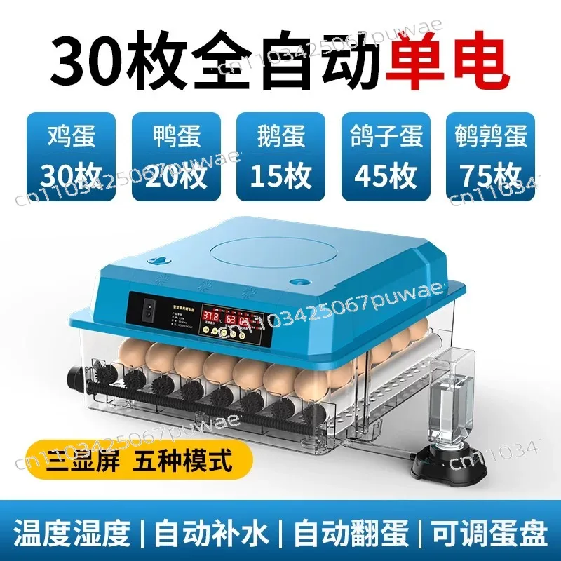 Egg Incubator, Water Bed, Small Eggs, Incubator, Small Household, Fully Automatic Intelligent Incubator
Egg Incubator, Water Bed, Small Eggs, Incubator, Small Household, Fully Automatic Intelligent Incubator