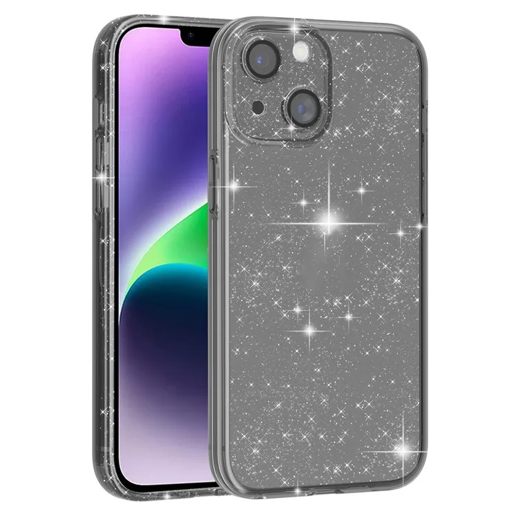 For iPhone 14 Hard PC Back Soft TPU Edge Anti-Scratch Case Non-Slip Phone Cover with Built-in Camera Lens Protector - Glittery G
For iPhone 14 Hard PC Back Soft TPU Edge Anti-Scratch Case Non-Slip Phone Cover with Built-in Camera Lens Protector - Glittery G