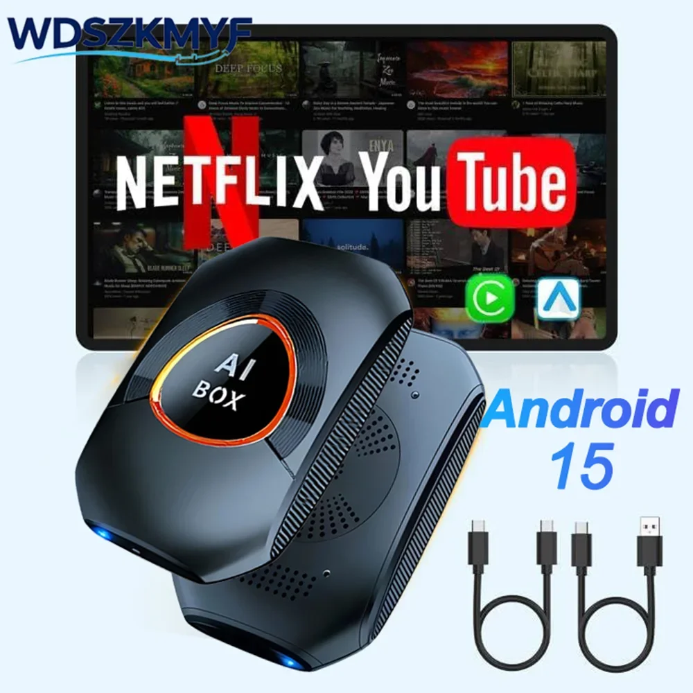 2026 NEW Carplay AI Box Android 15 Wireless Carplay Android Auto For Netflix Youtube For VW Toyota Mazda Hyundai Ford Haval
2026 NEW Carplay AI Box Android 15 Wireless Carplay Android Auto For Netflix Youtube For VW Toyota Mazda Hyundai Ford Haval
