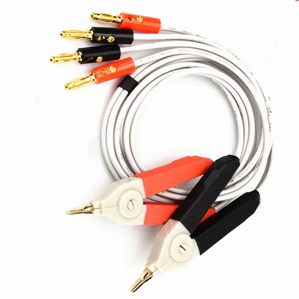 Precision LCR Meter Test Cable Terminal Kelvin Clip Wires Gold Plated Clamp Suitable for Power Testing Circuit Connection
Precision LCR Meter Test Cable Terminal Kelvin Clip Wires Gold Plated Clamp Suitable for Power Testing Circuit Connection