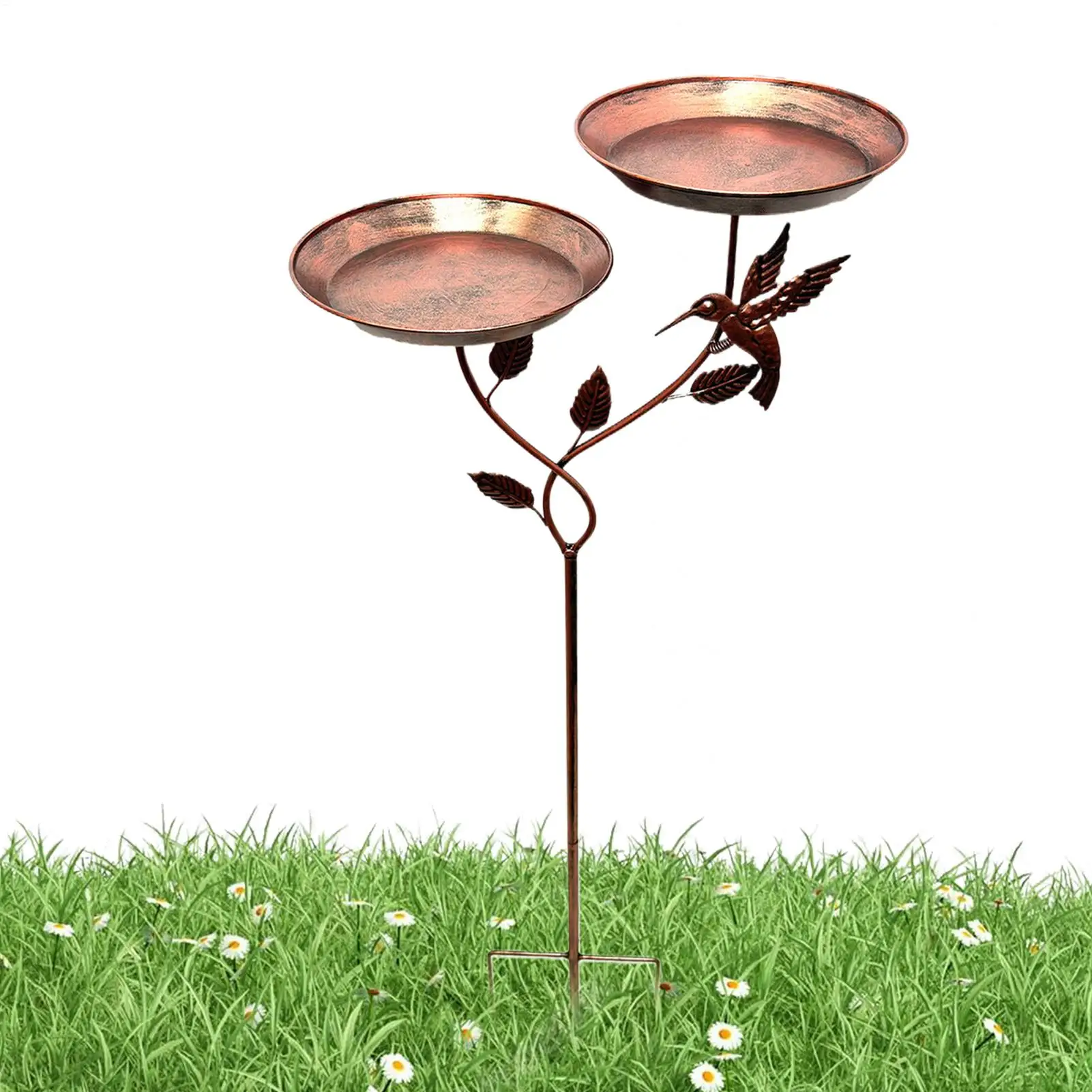 Outdoor Bird Bath Rustproof Metal Tray With Removable Bowl Birdbaths For Outdoors For Garden Lawn Decor Water Pond Hummingbird
Outdoor Bird Bath Rustproof Metal Tray With Removable Bowl Birdbaths For Outdoors For Garden Lawn Decor Water Pond Hummingbird