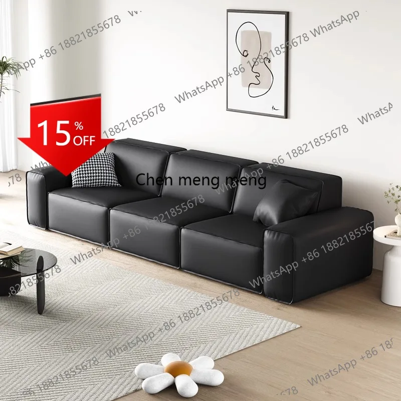 E153 Leather Luxury Trendy Sofa Aesthetics Modern Living Room Italian Minimalist Sofas Multifunctional Hallway Divano Furniture
E153 Leather Luxury Trendy Sofa Aesthetics Modern Living Room Italian Minimalist Sofas Multifunctional Hallway Divano Furniture