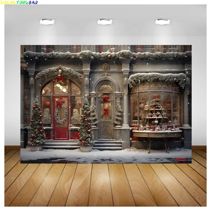 Vinyl Custom Christmas Day Fireplace Photography Backdrops New Year Candy Chimneys Store Ball Window Studio Background WW-77
Vinyl Custom Christmas Day Fireplace Photography Backdrops New Year Candy Chimneys Store Ball Window Studio Background WW-77