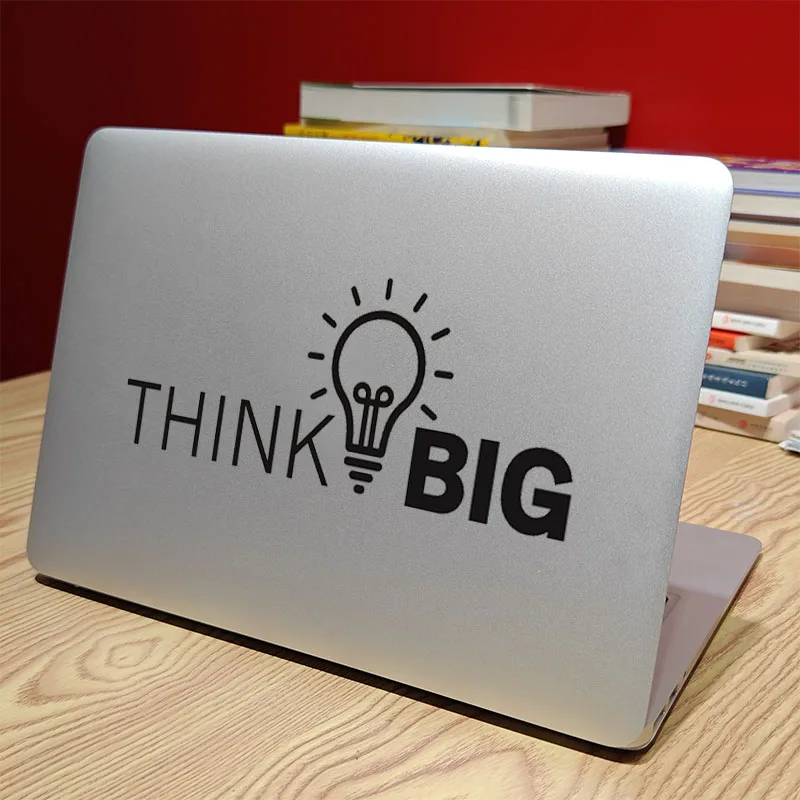 Think Big Bulb Vinyl Laptop Sticker for Macbook Air 13 Pro 14 16 Retina 15.4 Inch Mac Cover Skin Notebook Decal Dell Asus Lenovo
Think Big Bulb Vinyl Laptop Sticker for Macbook Air 13 Pro 14 16 Retina 15.4 Inch Mac Cover Skin Notebook Decal Dell Asus Lenovo