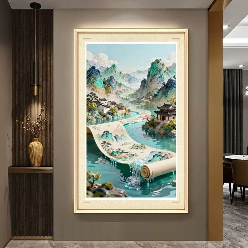 9CT 11CT Mountains Embroidery DIY Chinese Style Printed Kits Cross Stitch Thread Needlework Sets Home Crafts
9CT 11CT Mountains Embroidery DIY Chinese Style Printed Kits Cross Stitch Thread Needlework Sets Home Crafts