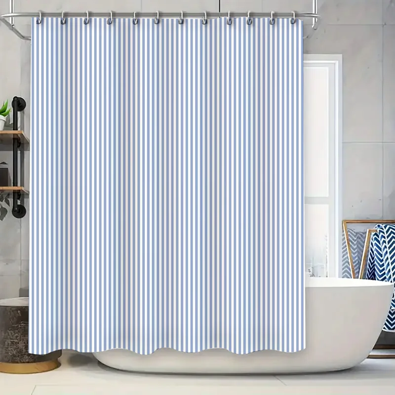 Shower Curtain Set Waterproof Farmhouse Coastal Blue White Striped Bathroom Decor Fabric Liner Vintage Style Modern
Shower Curtain Set Waterproof Farmhouse Coastal Blue White Striped Bathroom Decor Fabric Liner Vintage Style Modern