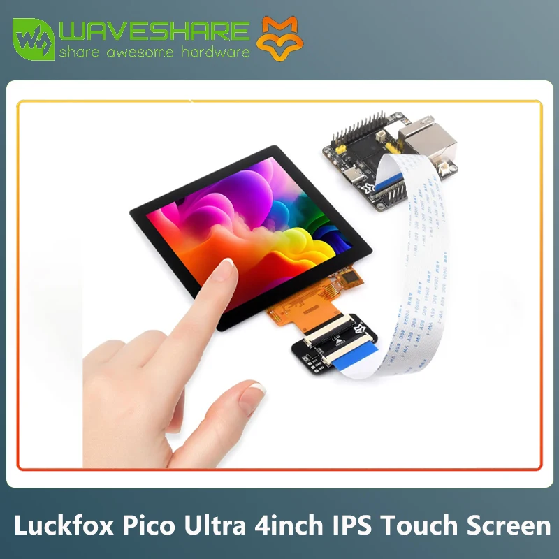 Luckfox Pico Ultra 4inch IPS Capacitive Touch Screen Display 480x480 / 720x720 Pixels RV1106 Linux Micro Development Board
Luckfox Pico Ultra 4inch IPS Capacitive Touch Screen Display 480x480 / 720x720 Pixels RV1106 Linux Micro Development Board