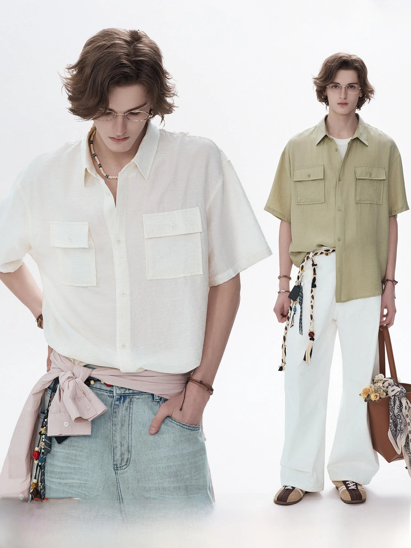 Loose Fit Linen Short Sleeve Shirt Men's Summer Thin Style Casual Workwear Shirt Breathable Comfortable Youth Popular Style
Loose Fit Linen Short Sleeve Shirt Men's Summer Thin Style Casual Workwear Shirt Breathable Comfortable Youth Popular Style