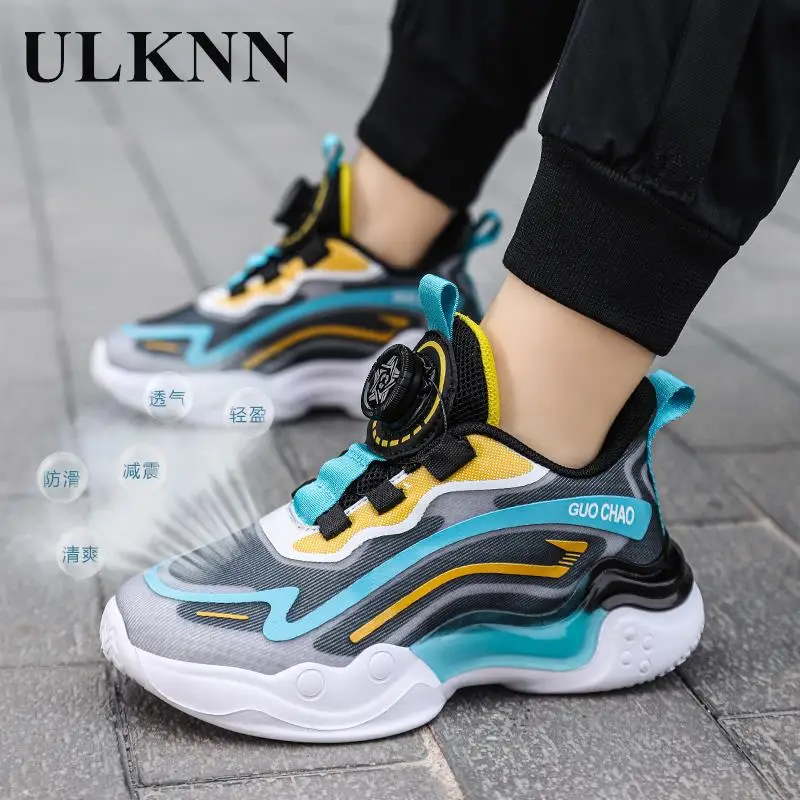 Children's Autumn Lightweight Sneakers Kid's Breathable Cuhk Students Children's Sports Shoes Rotating Buckle Antiskid Running
Children's Autumn Lightweight Sneakers Kid's Breathable Cuhk Students Children's Sports Shoes Rotating Buckle Antiskid Running