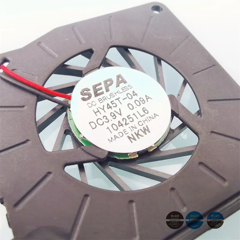 pa 45mm*45mm*5mm Mute HY45T-04 Turbo Backless 4505 4.5CM Notebook Thin 5V 3.9V 3.3V Universal Fan
pa 45mm*45mm*5mm Mute HY45T-04 Turbo Backless 4505 4.5CM Notebook Thin 5V 3.9V 3.3V Universal Fan