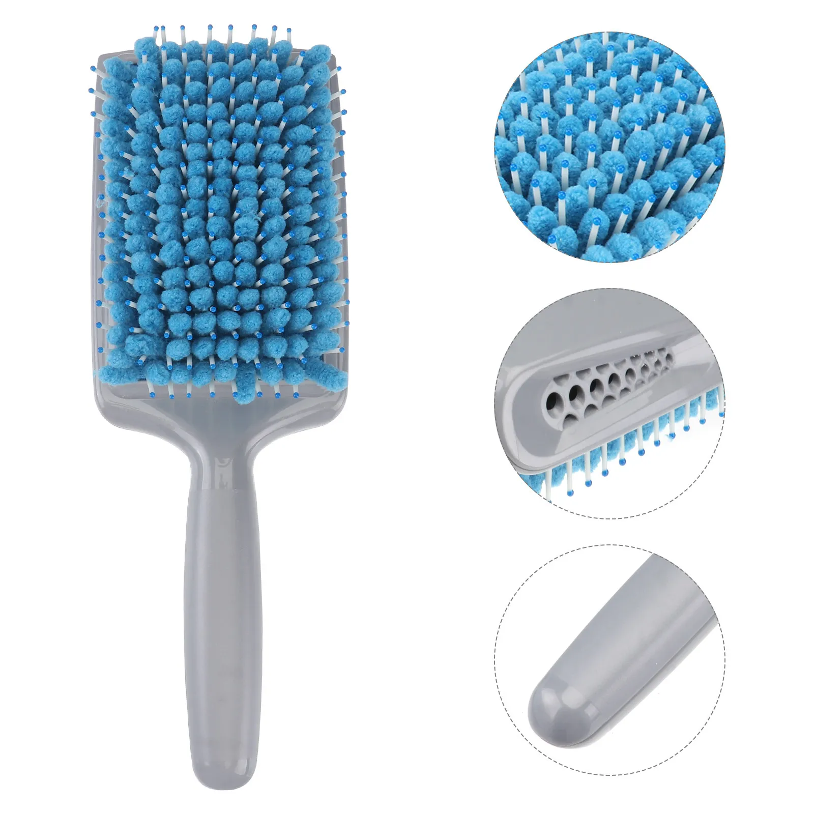 Sponge Hair Dryer Brush with Dual Bristles Fabric Plus Plastic for Rapid Drying Gentle on Wet Hair Smooth Silky Finish Paddle
Sponge Hair Dryer Brush with Dual Bristles Fabric Plus Plastic for Rapid Drying Gentle on Wet Hair Smooth Silky Finish Paddle