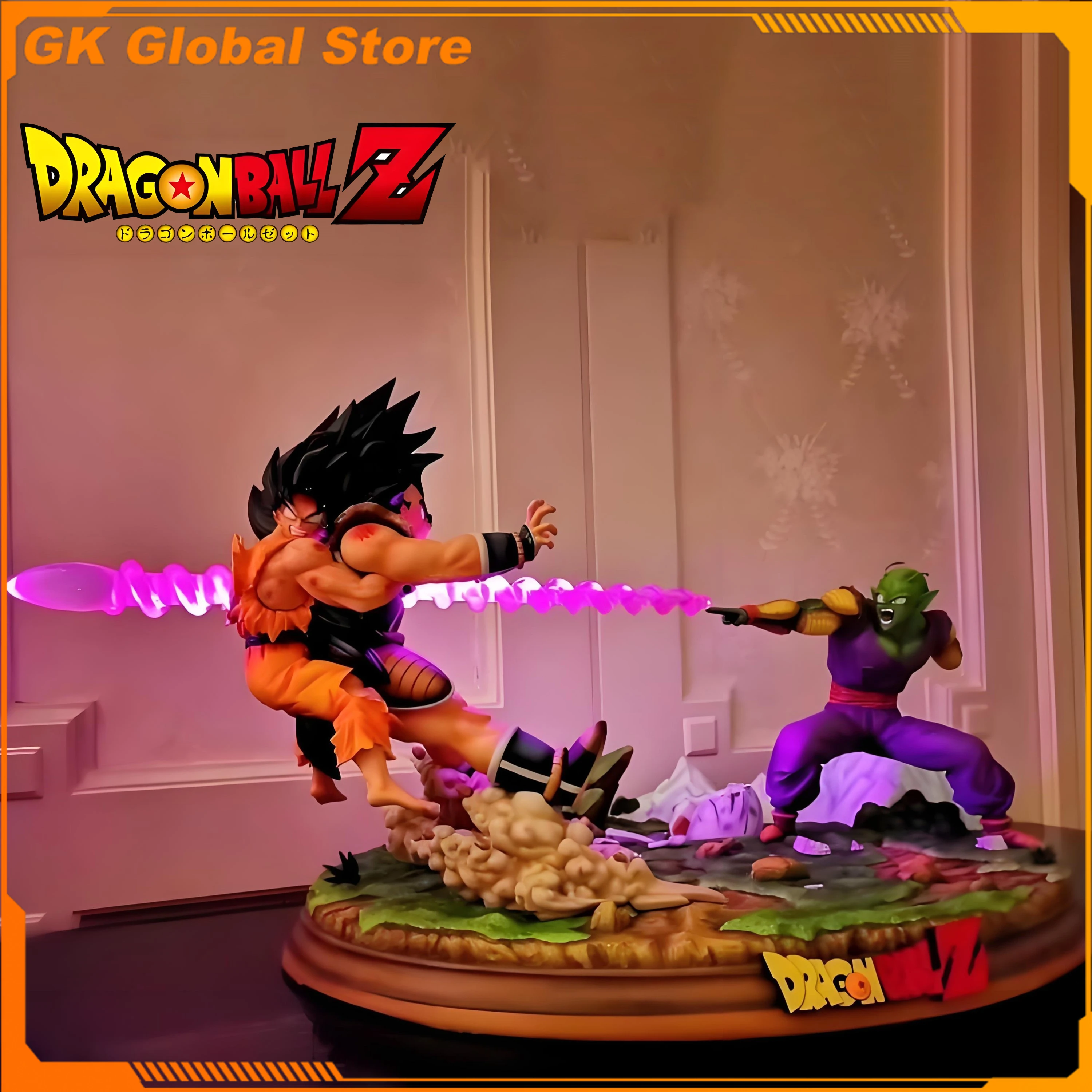 77cm Dragon Ball Son Goku Piccolo VS Raditz Makankosappo Famous Scenes Super Saiyan Oversized 1:1 Statue Collection Gift Toys
77cm Dragon Ball Son Goku Piccolo VS Raditz Makankosappo Famous Scenes Super Saiyan Oversized 1:1 Statue Collection Gift Toys