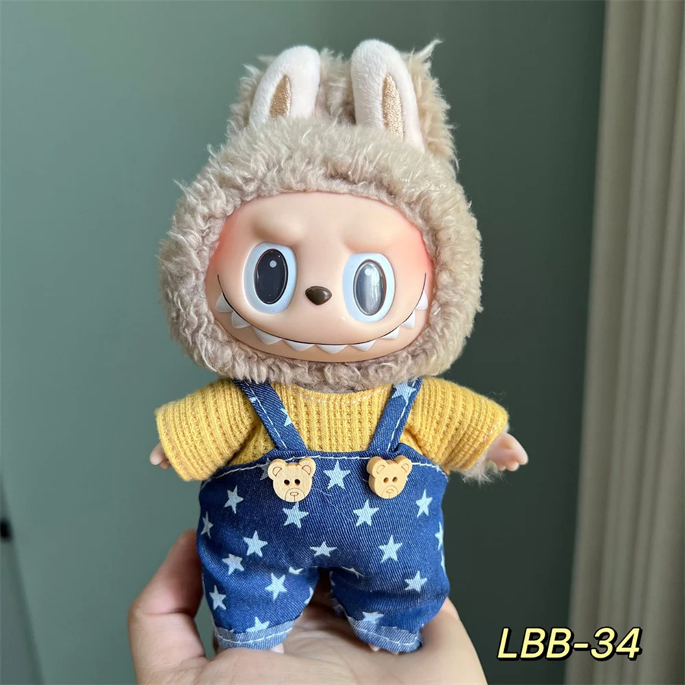Labubu Doll Clothing Accessories 17cm Labubu Fashion Handsome Strap Pants Set
Labubu Doll Clothing Accessories 17cm Labubu Fashion Handsome Strap Pants Set