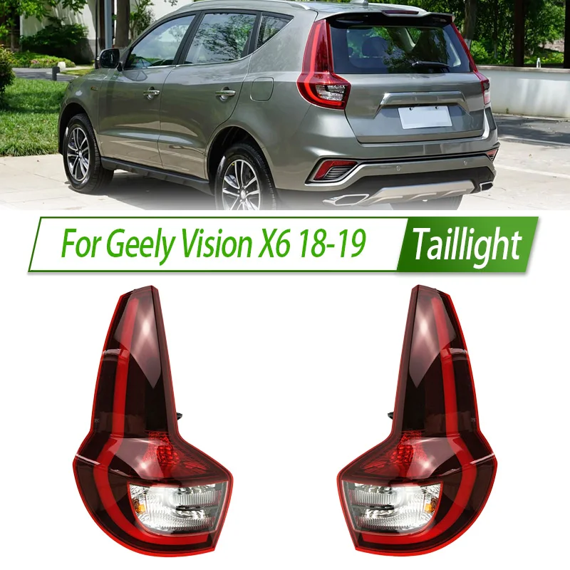 For Geely Vision X6 18-19 Car Taillight Assembly OEM Style Rear Lamp with Turn Signal Reverse Light Direct Fit Replacement
For Geely Vision X6 18-19 Car Taillight Assembly OEM Style Rear Lamp with Turn Signal Reverse Light Direct Fit Replacement