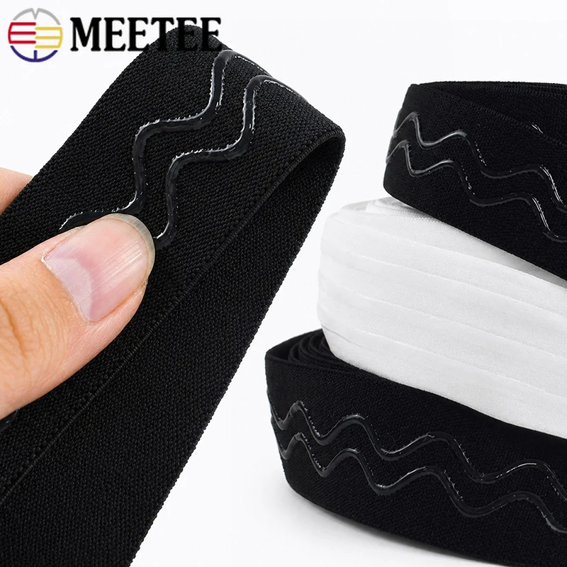 5/10M 10-50mm Silicone Elastic Band for Grip Tape Belt Non-slip Rubber Bra Strap Underwear Garment Sewing DIY Clothing Trim Band
5/10M 10-50mm Silicone Elastic Band for Grip Tape Belt Non-slip Rubber Bra Strap Underwear Garment Sewing DIY Clothing Trim Band