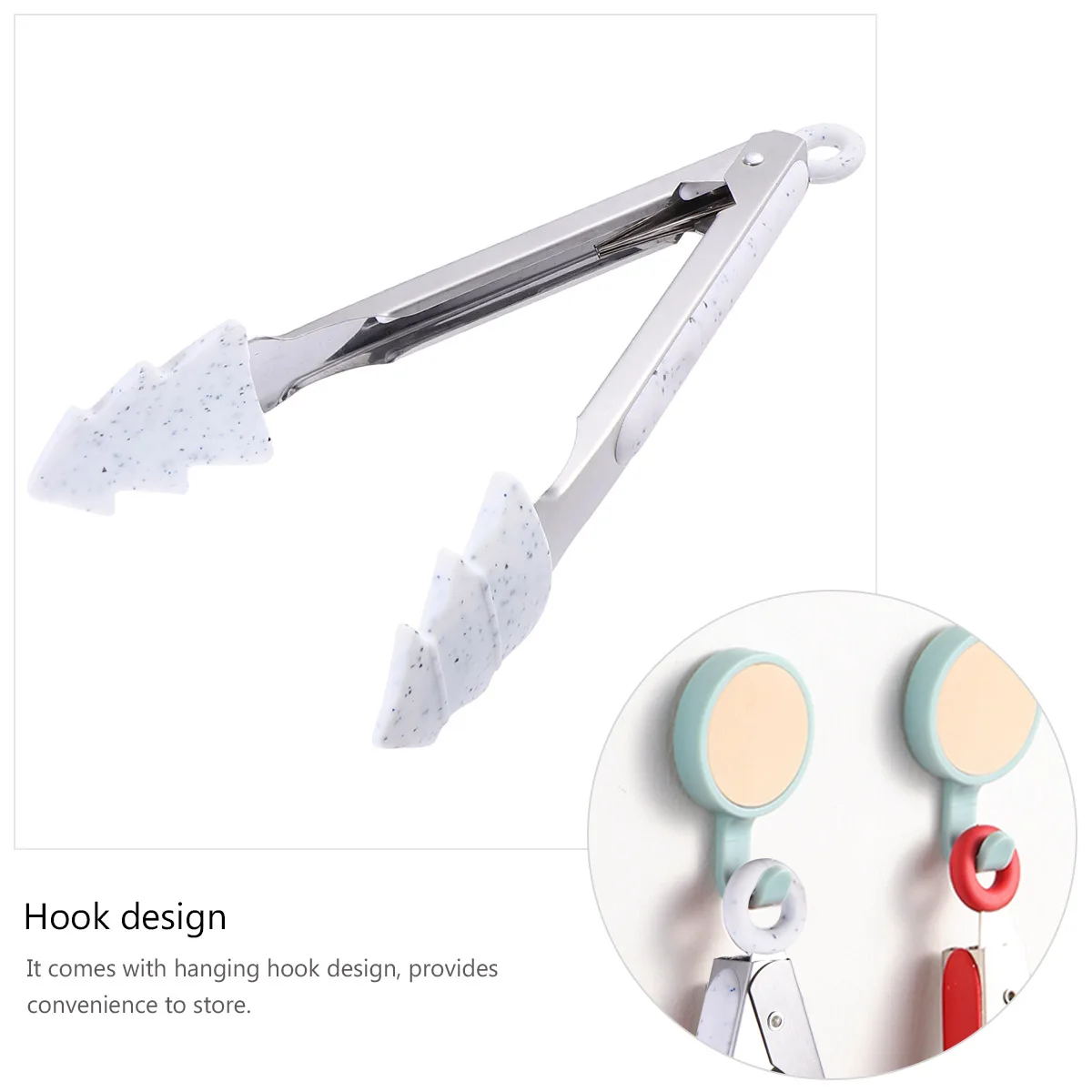 Christmas Food Clips Stainless Steel Bread Tongs Tree Shaped Kitchen Tool Serving Pliers Anti Slip Hanging Hook Practical Multi
Christmas Food Clips Stainless Steel Bread Tongs Tree Shaped Kitchen Tool Serving Pliers Anti Slip Hanging Hook Practical Multi