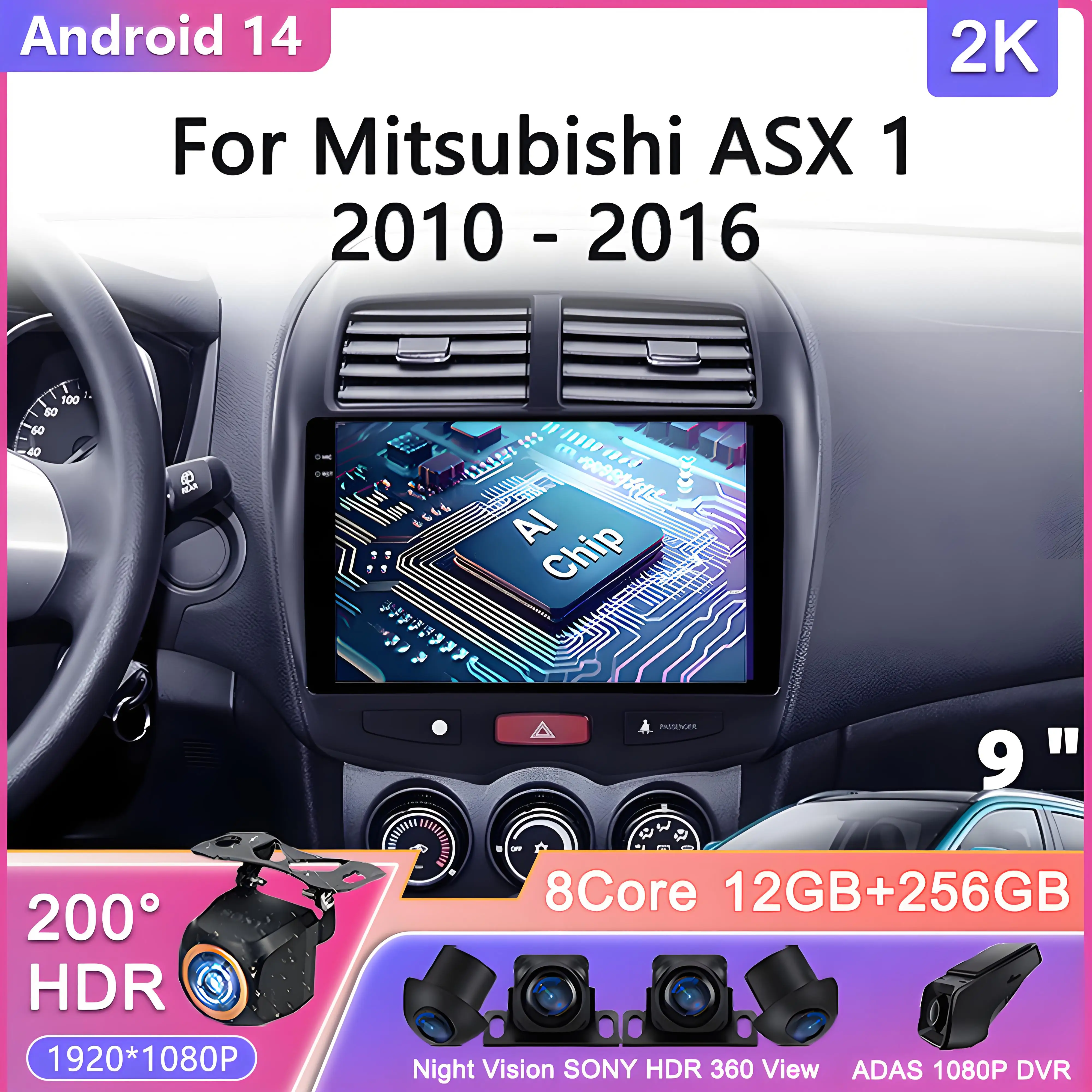 Android 14 For Mitsubishi ASX 1 2010 - 2016 Car Radio Stereo Audio GPS Player Carplay Auto Screen Car Electronics Multimedia
Android 14 For Mitsubishi ASX 1 2010 - 2016 Car Radio Stereo Audio GPS Player Carplay Auto Screen Car Electronics Multimedia